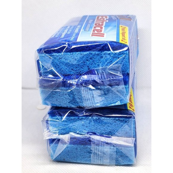 2 Brillo Basics Estracelli Sanitary 2 Pack No Scratch 2010 Armaly Soft Scrub Pad - Picture 12 of 16